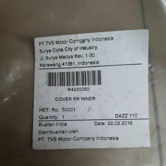 Leksil Dazz Tutup Kontak Tvs ( Cover Rr Inner )