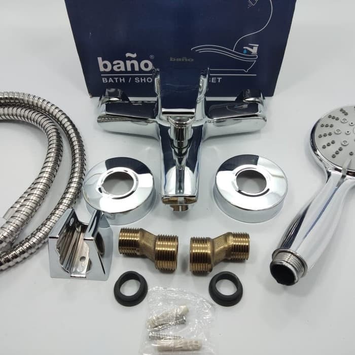 Kran Bakip Shower Bano Kran Bathub Toilet Set Kran Air Dingin Panas