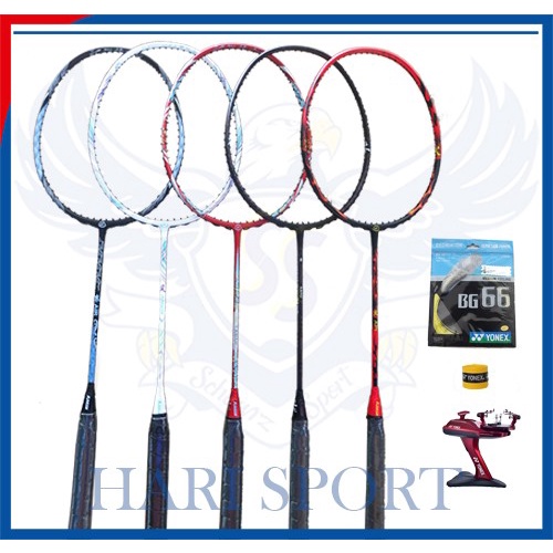 Terlaris Kansa Avatar Series - Kayu Air Api Tanah Angin Raket Badminton