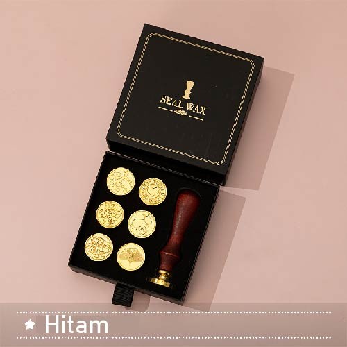 

Terlaris Kzly Style Wax Seal Set/ Retro Seal Wax Beads/Set Stempel Segel Lilin