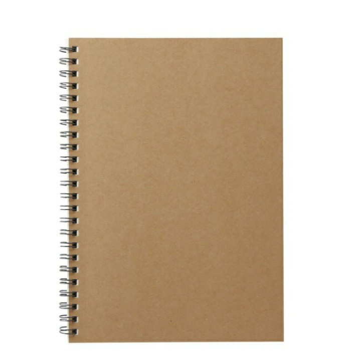 

Muji Ptp Double Ring Notebook 48 Sheet / Garis