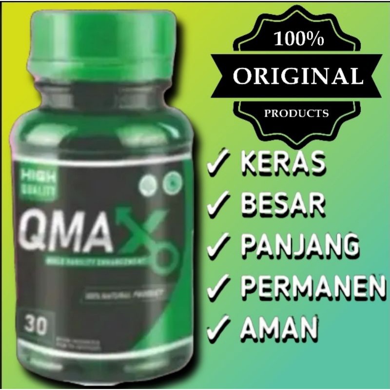 Supplement Qmax pembesar p pria permanen original