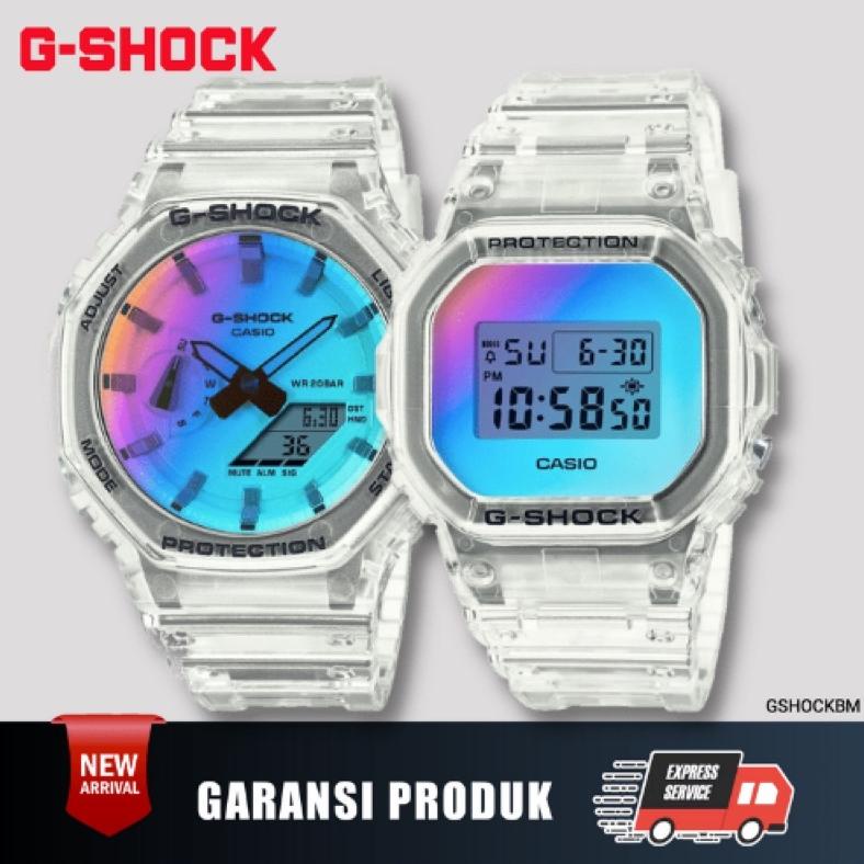BEST PRODUK Jam Tangan Couple Pria Wanita Gshock Casio DW5600 SRS dan GA2100 SRS 7A cek juga koleksi
