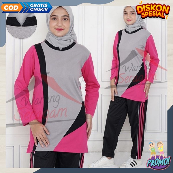 Bhaju Setelam Olaraga Stelan Buju Olahraga Ibu2 Pakean Olaraga Viral Keren Setelan Wanita Nyaman Dig
