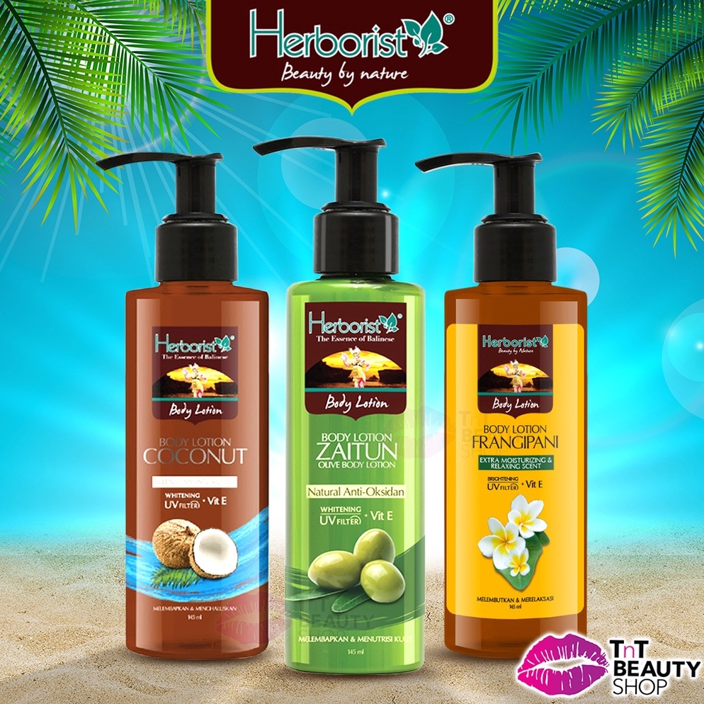 Code Ww3W7 Herborist Body Lotion Zaitun | Coconut | Frangipani | Whitening UV Filter Herboris 145ml 