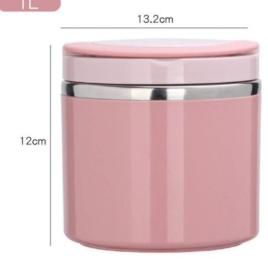 Termos Bekal Makan Sup Stainless Steel 1000ml Mangkok Soup