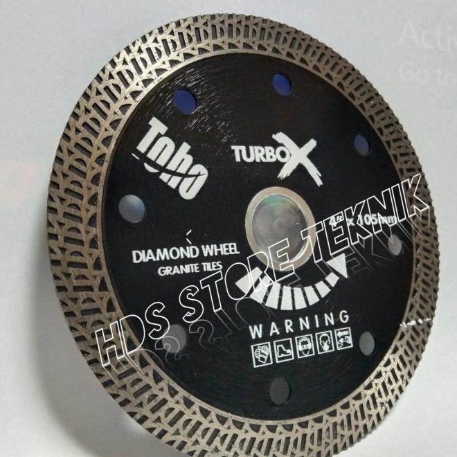 Mata Gerinda Pisau Potong Keramik Granit Toho Turbo X 4" Original