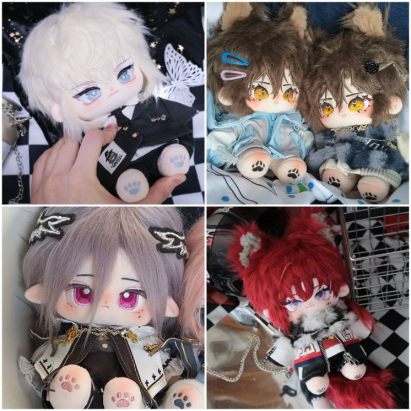 (OPENGO/CEKDESKRIPSI/LIMITED) Boneka 20cm doll arknights zhongyue lumen phantom abenholz kreide demi