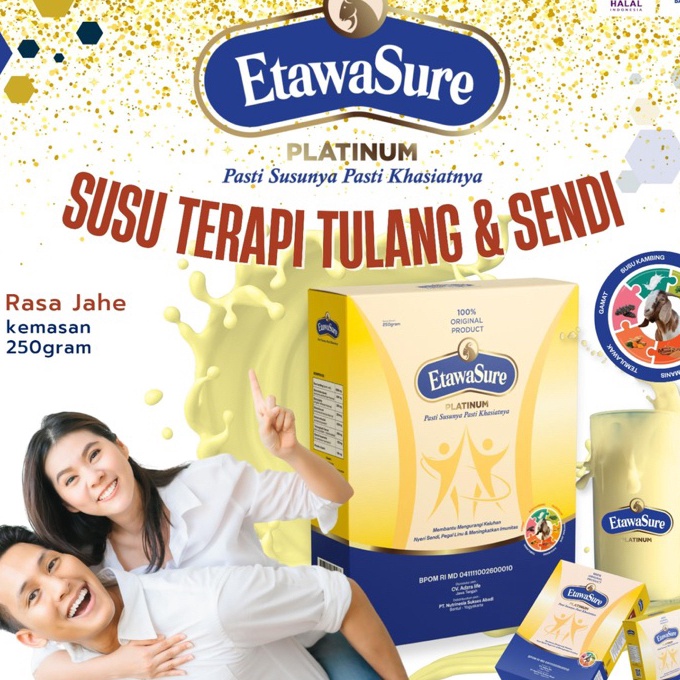 

✨STAR✨ Etawasure Platinum Susu Kambing Etawa Rasa Jahe 250gram gas !!