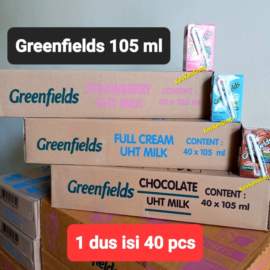

Termurah dan terbaik GREENFIELDS UHT Susu 105 ml GREEN FIELDS 105ml Harga per Dus isi 40 pcs 