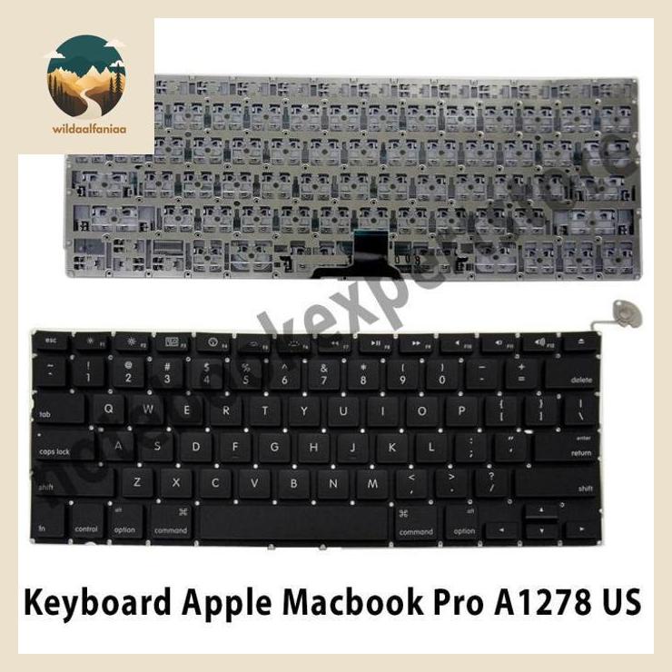 Keyboard Apple Macbook Pro A1278 US wildaalfaniaa