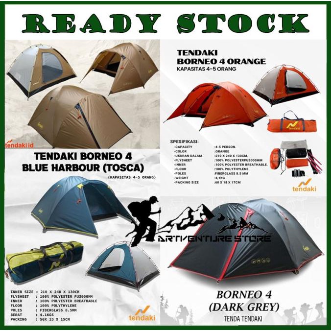 Tenda Mountain Inn Sport BORNEO 4