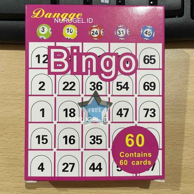 Bingo Card / Kartu Bingo 60 pcs
