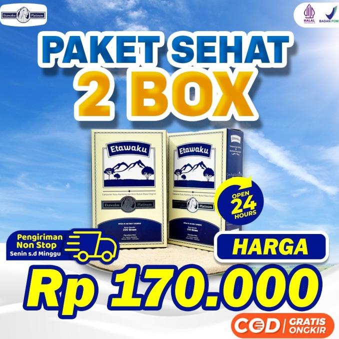 

Etawaku Paket 2 - Susu Kambing & Krimer Bebas Alergi dan Rendah Gula