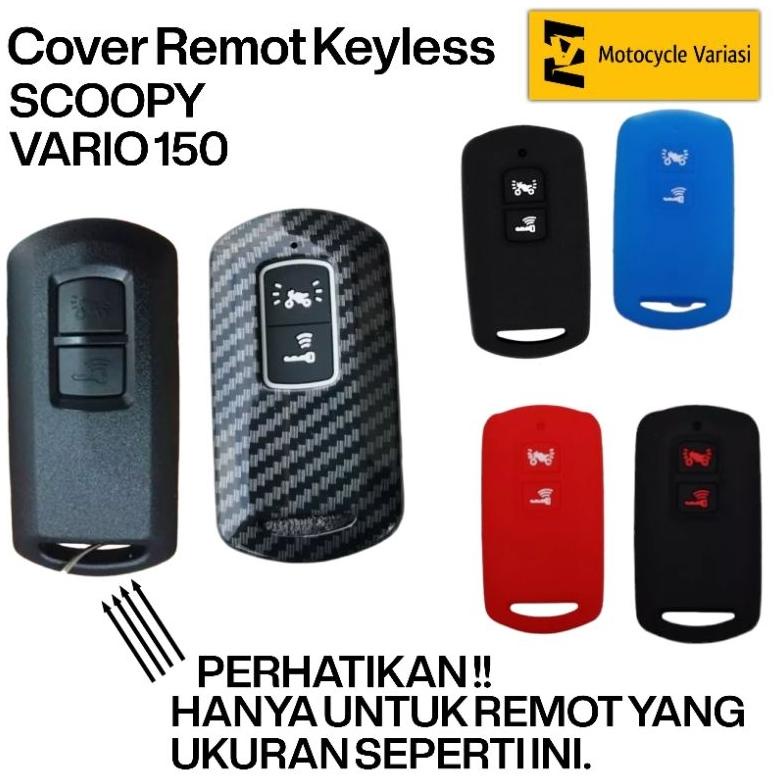 Trending Cover Remot Scoopy 2021-2022 Cover Remot Vario 150 Keyless Sarung Remote Scoopy Variasi Mot