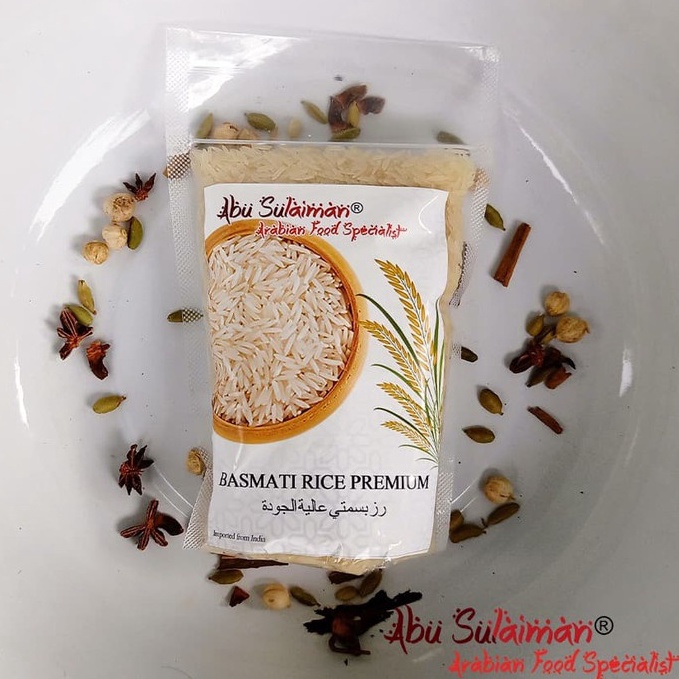 

Best seller PROMO!! Beras Basmati Premium Abu Sulaiman/Beras Basmati Murni 1 KG CVG