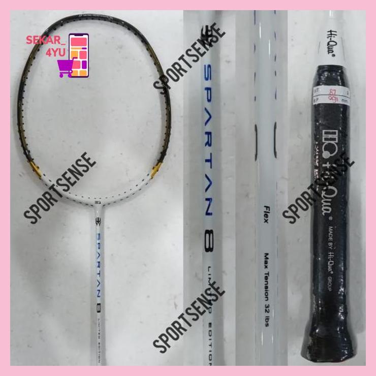 Raket Badminton Hi qua Hiqua HQ Spartan Limited Edition Original 32Lbs sekar_4yu
