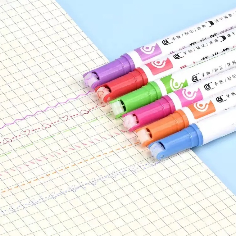 

Baru RHKWK CURVE HIGHLIGHTER 6 PCS HIGHLIGHTER MOTIF HIGHLIGHTER PEN UNTUK DIY JOURNALING B72 ➟Model Terkini