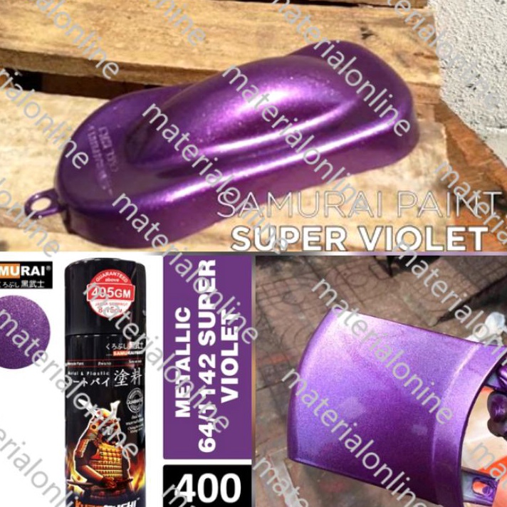 Termurah Pilox Samurai Paint 1142 SUPER VIOLET Pylox Cat Semprot Ungu Metalic Metalik
