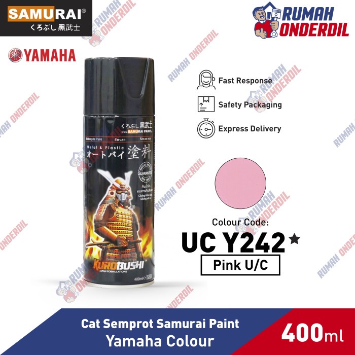 Pylox/Pilok Uc Y242* Samurai Pink - Cat Semprot Aerosol Samurai Paint