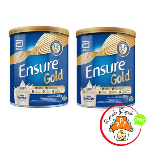 

Ensure Gold Vanila & Gandum 380Gr/ Ensure Coklat & Vanila 400Gr