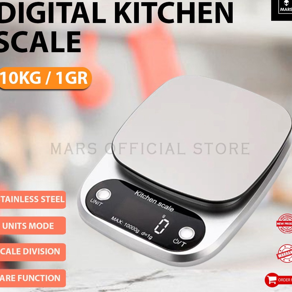 ¯ cQ CFC-ML01 Timbangan Dapur Digital 10Kg Timbangan Kue Digital Dapur Premium Mini Kitchen Scale Ti