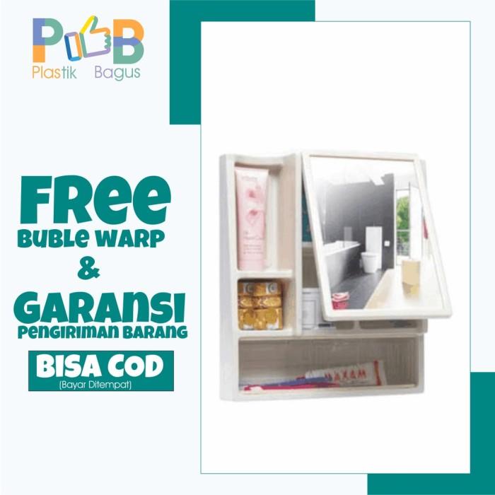 Rak Kamar Mandi Kabinet Kamar Mandi Kaca Kamar Mandi Maspion Mc-18