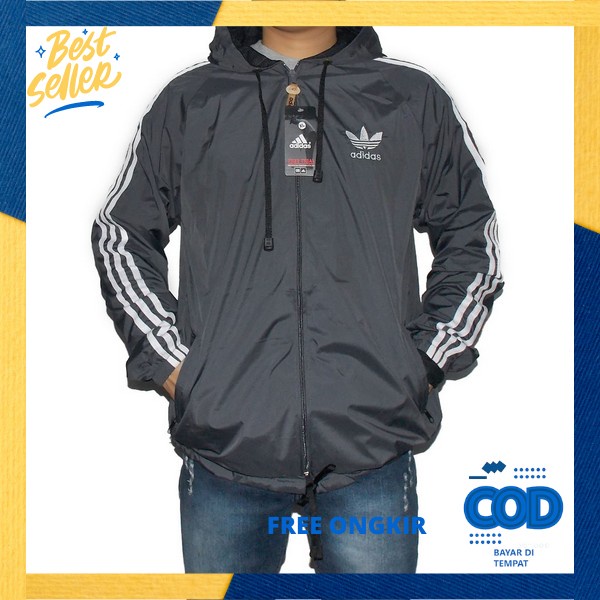 Haket Windbreaker Parasut Olahraga Jsket Pria Premium Cwok Oringinal Casual Jecket Bomber Zipper Jaa