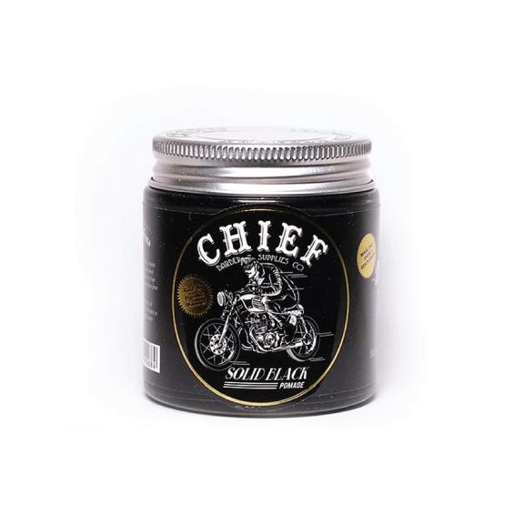 CHIEF SOLID BLACK POMADE 35 G / HAIR STYLING / POMADE / PEMBENTUK GAYA