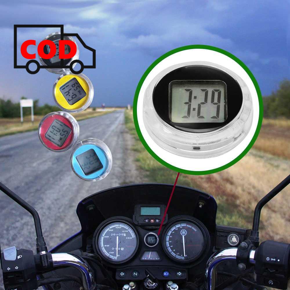 Jam Motor Digital Waterproof Anti Air Tempel Sepeda