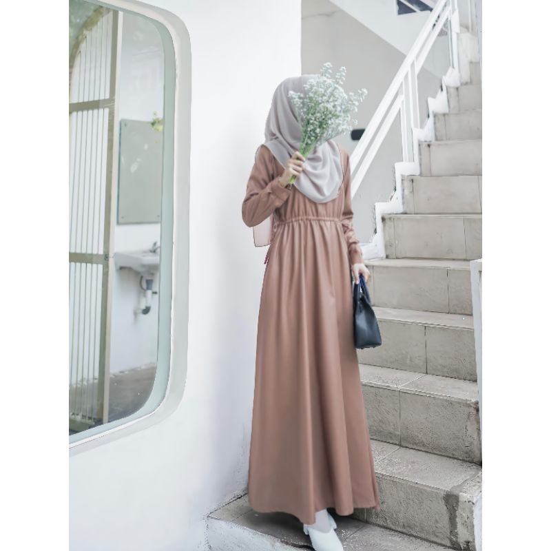 NADYA DRESS SIMPLE GAMIS REMAJA POLOS SERUT SIMPLE PARTY DRESS PREMIUM GAMIS KONDANGAN KEKINIAN
