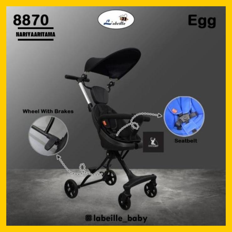 Stroller Labeille Egg 8870/Stroller Travelling Micro Trike Labeille nariyaaritama