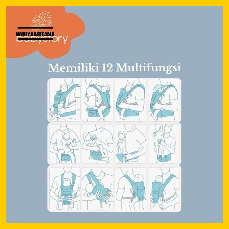 Hipseat Carrier gendongan bayi hipseat casual hipseat nariyaaritama