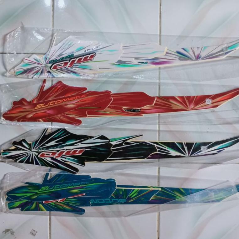 Limited Striping Mio 2008 Sporty Cw | Sticker Bodi Motor Mio Sporty Onderdil Motor Original