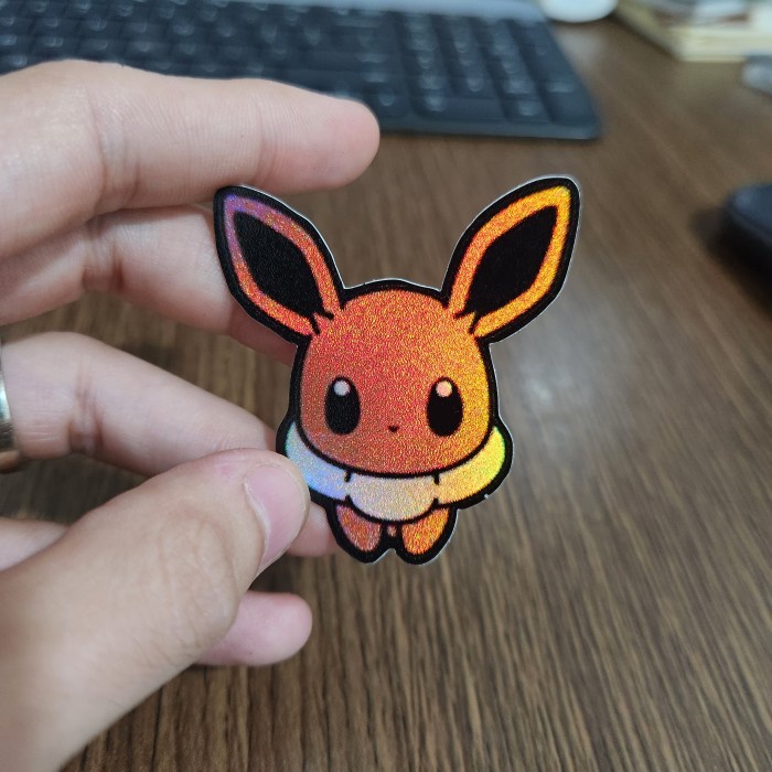 

Sticker Hologram Anime - PSH1901 - Pokemon - Eeveelution - Eevee