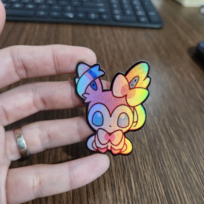 

Sticker Hologram Anime - PSH1896 - Pokemon - Eeveelution - Sylveon