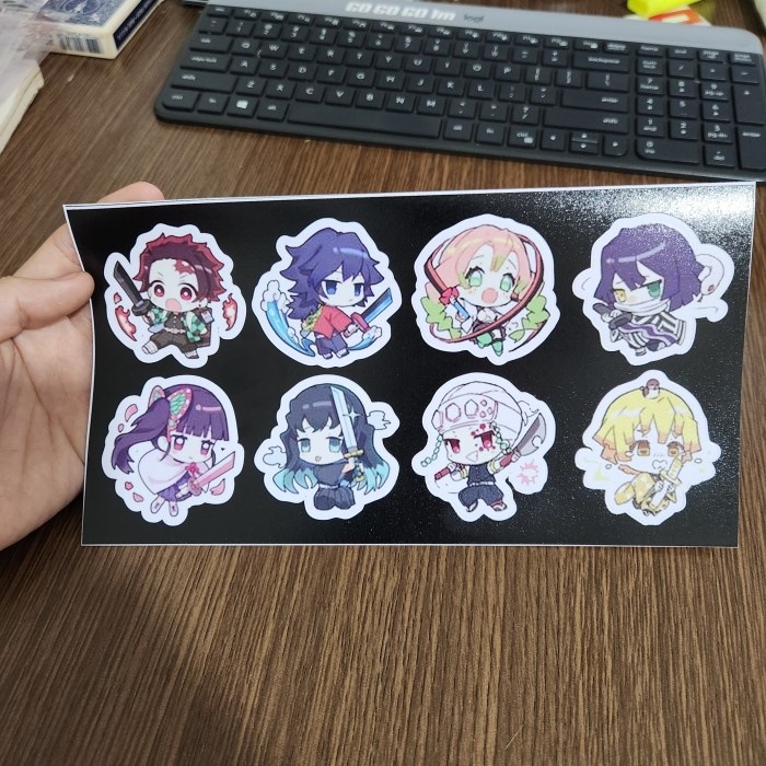 

Sticker Anime Set - PSS0019 - Demon Slayer 8pcs