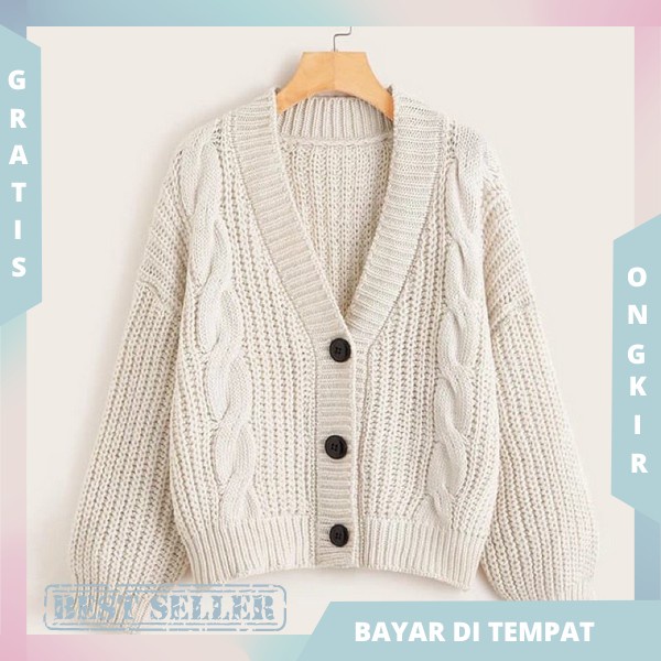 Cardigam Wanita Kekinian Kardygan Terbaru 2023 Musim Dingin Kardingan Premium Cewek Otherwear Korea 