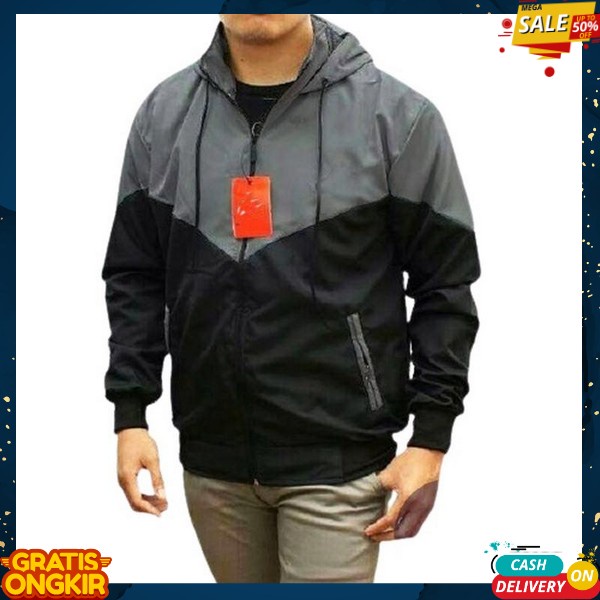 Haket Coch Water Proof Jajet Anime Murah Jaker Brensten Pria Jakwet Original People Black Coach Wani