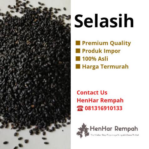 

Termurah!!! 1 Kg Biji Selasih / basil seed kualitas bagus impor