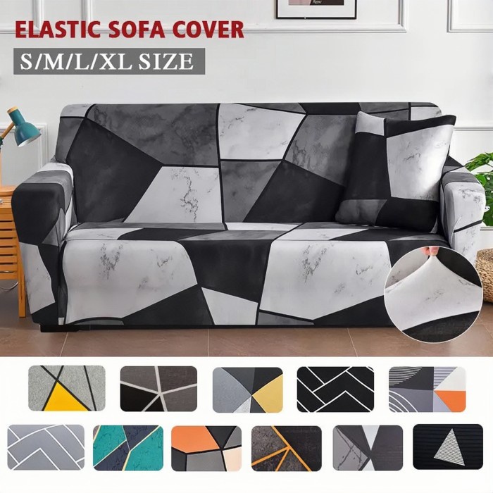 Best Seller Cover Kursi Sofa Elastis Sarung Sofa Bed Kursi 1 2 3 Seater Dudukan