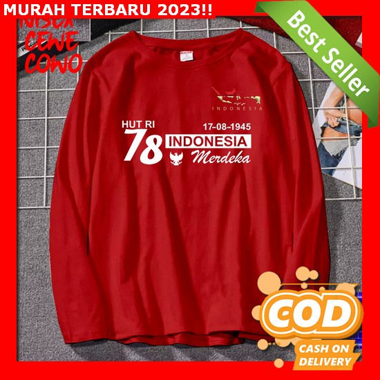 Kaos Indonesia Merdeka T Shirt Merah Putih Kaus 17An Dewasa Baju Hut Indonesia 78 Atasan Terbaru Vir
