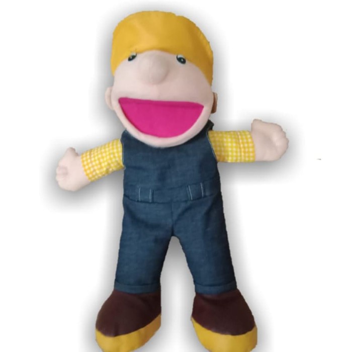 Boneka Tangan / Muppet Karakter Anak Laki 2