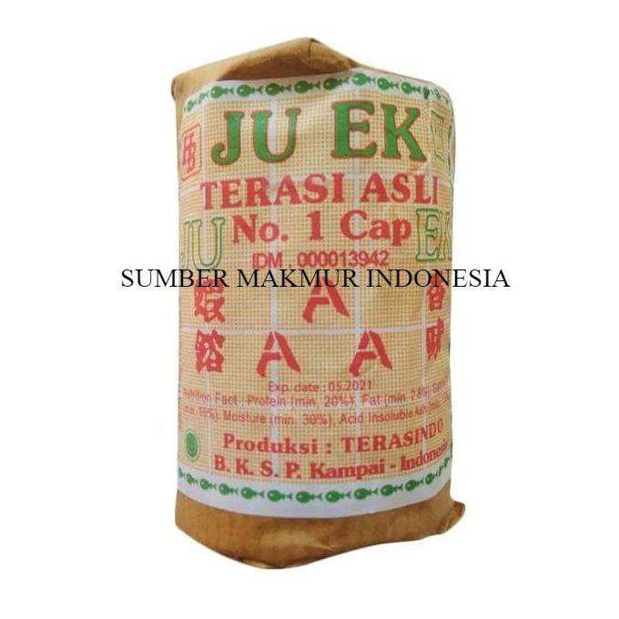 

TERASI JU EK - JUEK TERASI CAP AAA MEDAN 135 GRAM - DUS ISI 80 PC