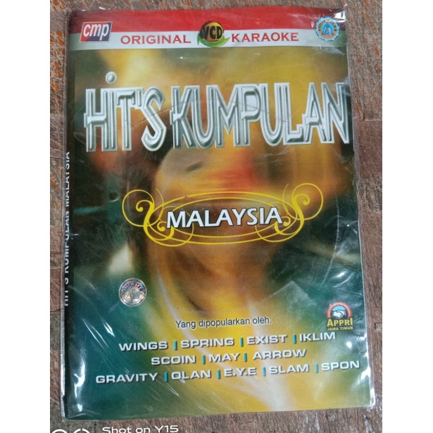 Kaset Vcd original lagu Hits kumpulan Malaysia