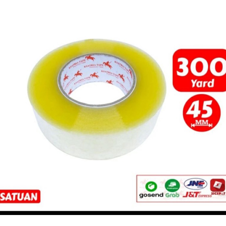 

[9RN40] Lakban OPP bening ukuran 45 mm x 300 yard 43