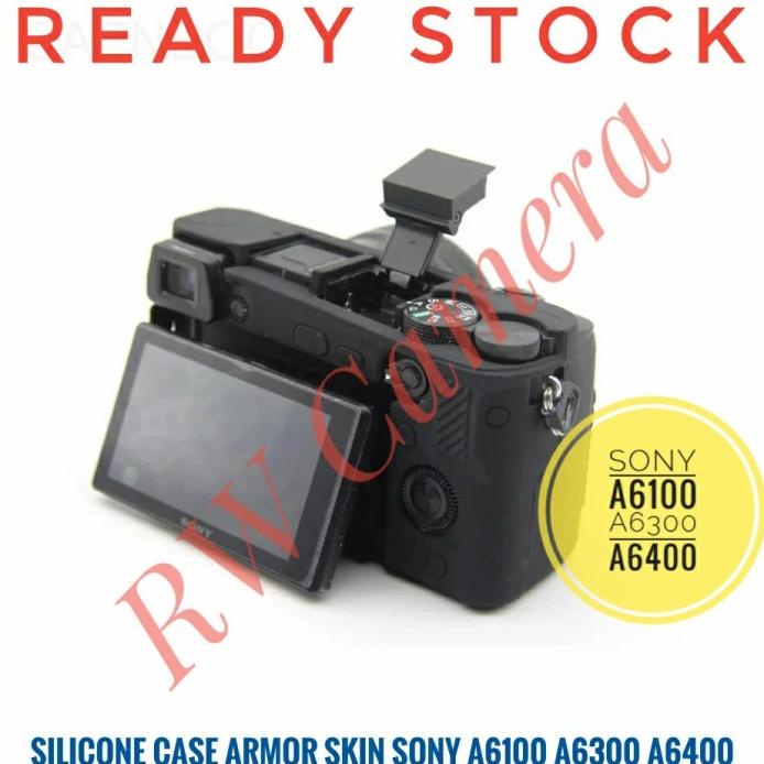 Silicone Case Sony A6100 A6300 A6400 Sarung Silikon Armor Skin Karet