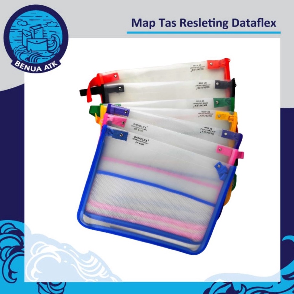 

Jangan Sampai Kehabisan!!!❄️ Map Plastik Tas Resleting / Zipper Bag Folio Dataflex DF-321