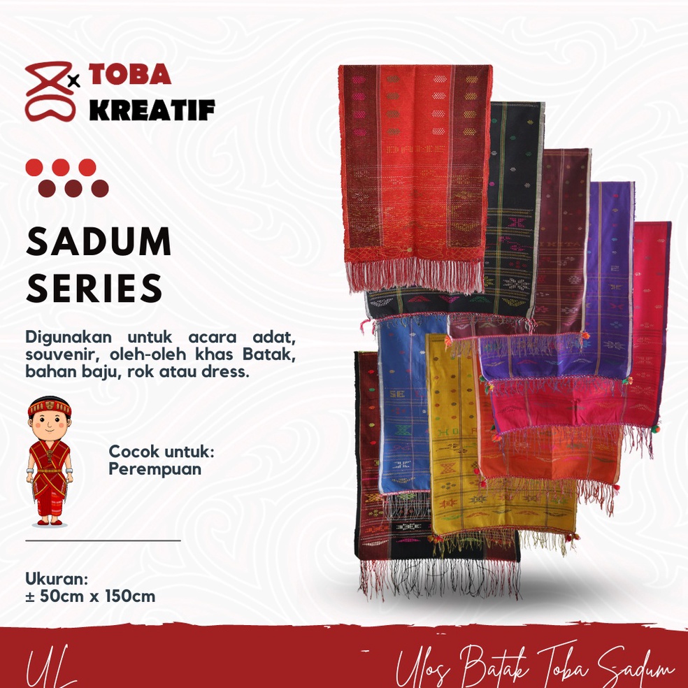 Good Order Kain Ulos Batak Toba Sadum