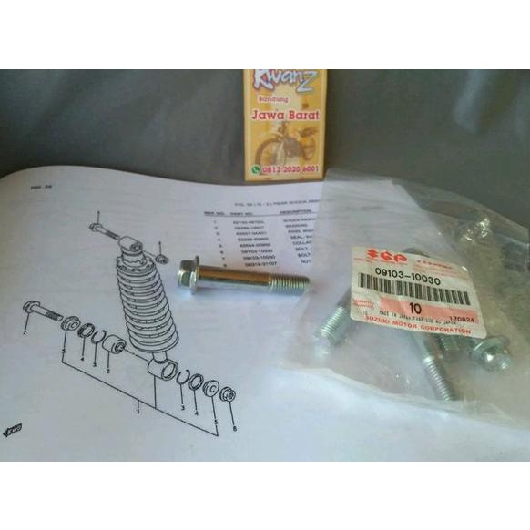 baut shock belakang Suzuki TS125 original TS 125